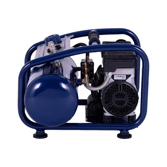 Stealth Ultra Quiet 3 Gallon 150 PSI Portable Electric Oil-Free Air Compressor, Professional Series