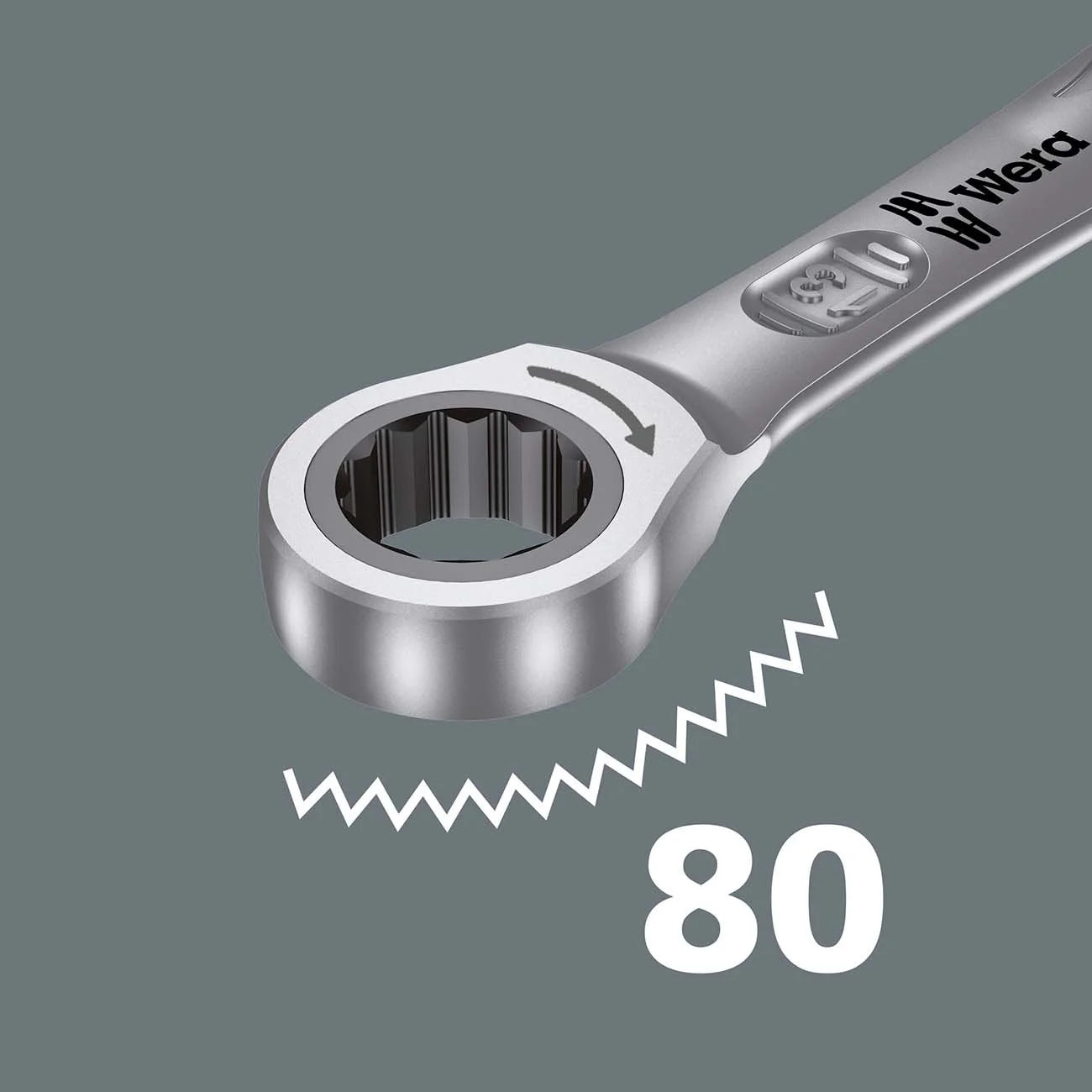 Wera 020022 Joker Ratcheting Combination/Double Open-Ended Wrench Set - 6 Piece