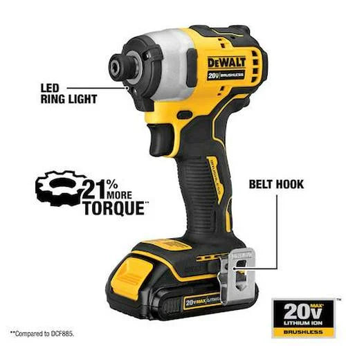 Dewalt ATOMIC 20V MAX* Brushless Cordless Drill/Driver and Impact Driver Combo Kit