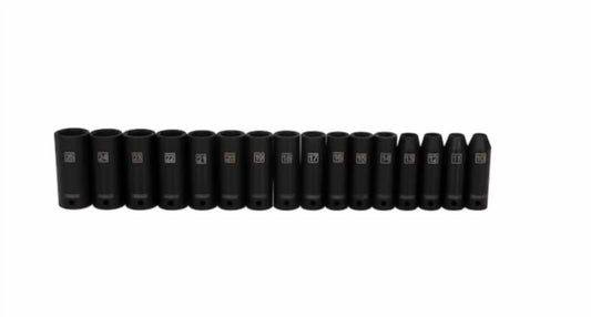 Kobalt 16 -Piece Metric 1/2-in Drive Set 6-point Impact Socket Set