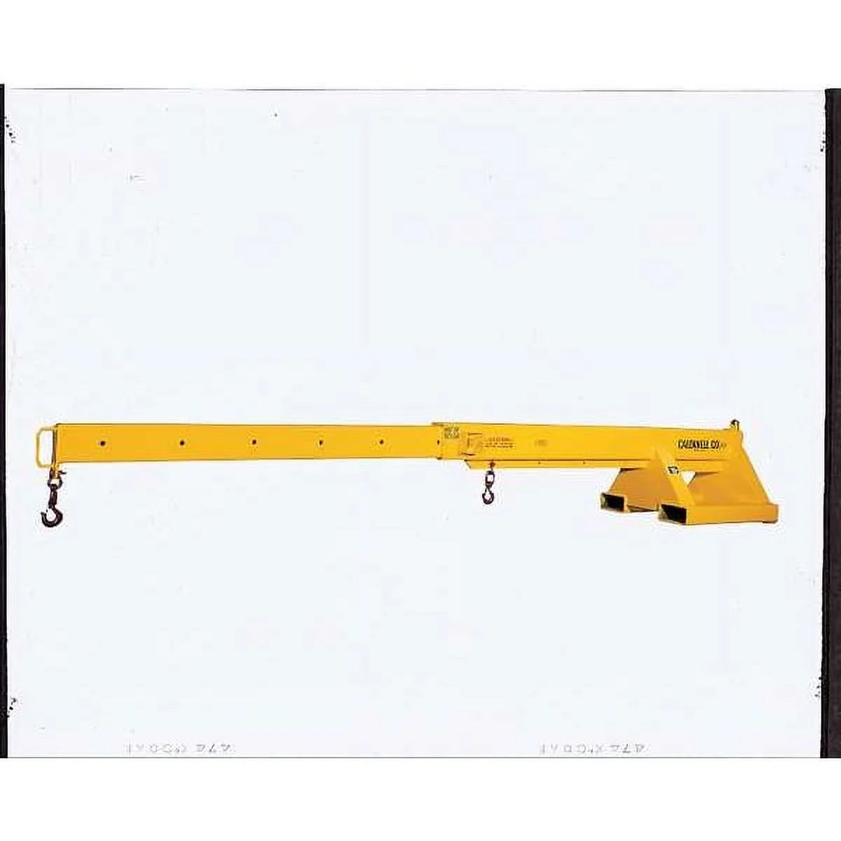 Caldwell Forklift Boom,22" W,4,000 lb,Yellow FB-40