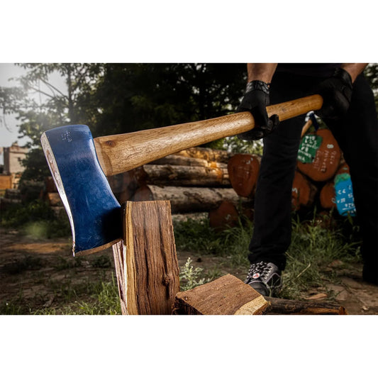 Estwing 8 lb Wood Splitting Maul with 36" Hickory Wood Handle & Steel Blade