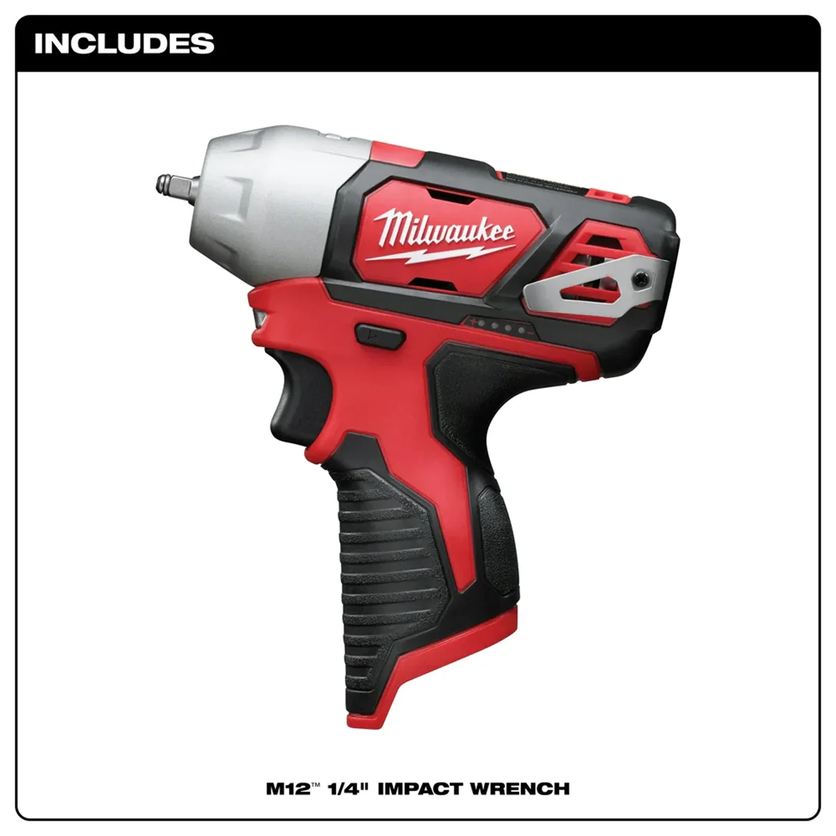 Milwaukee 2461-20 M12 1/4" Impact Wrench (Tool Only)