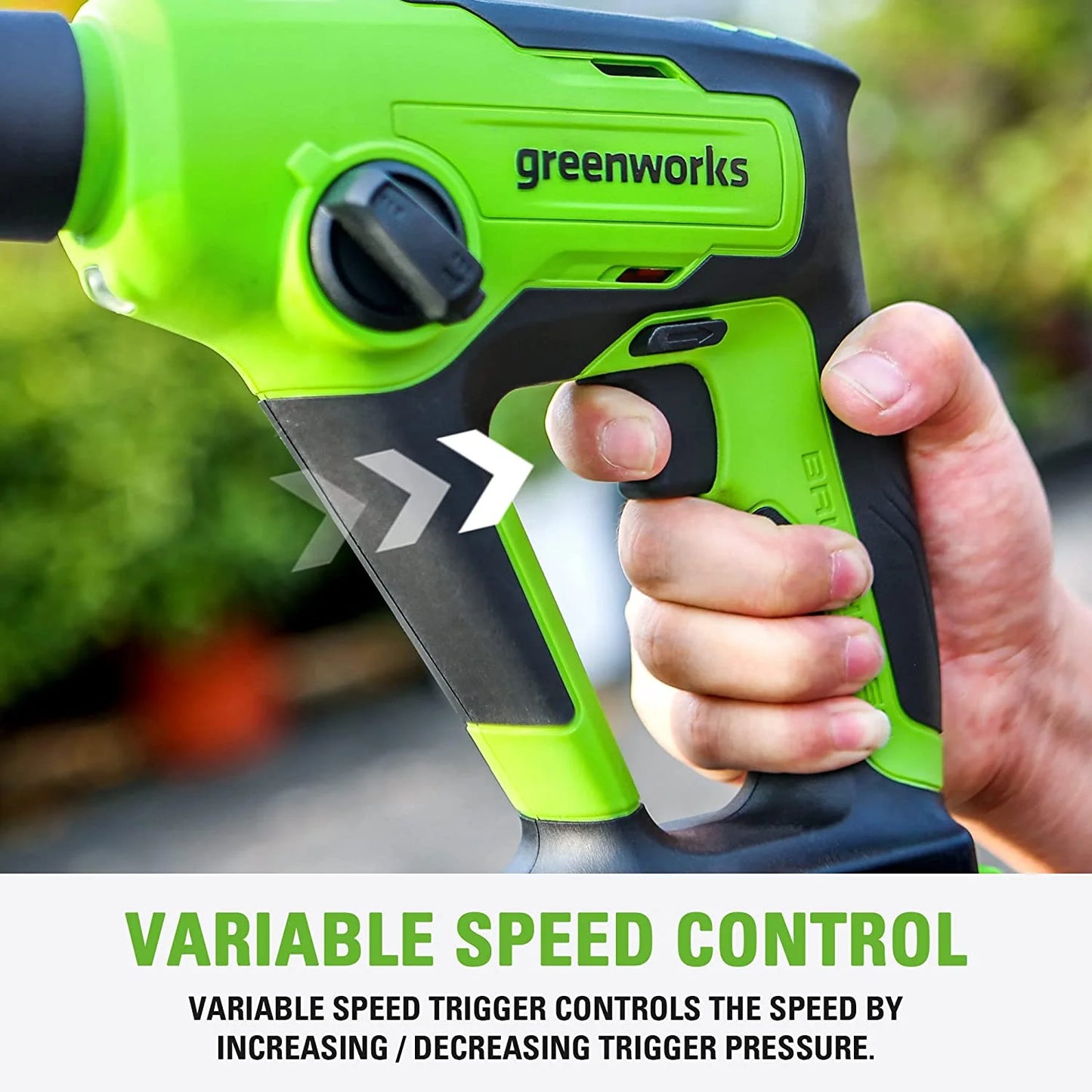 Greenworks 24V Brushless SDS 1.2J Rotary Hammer with 4Ah USB Battery and 2A (1H) Adaptor Charger