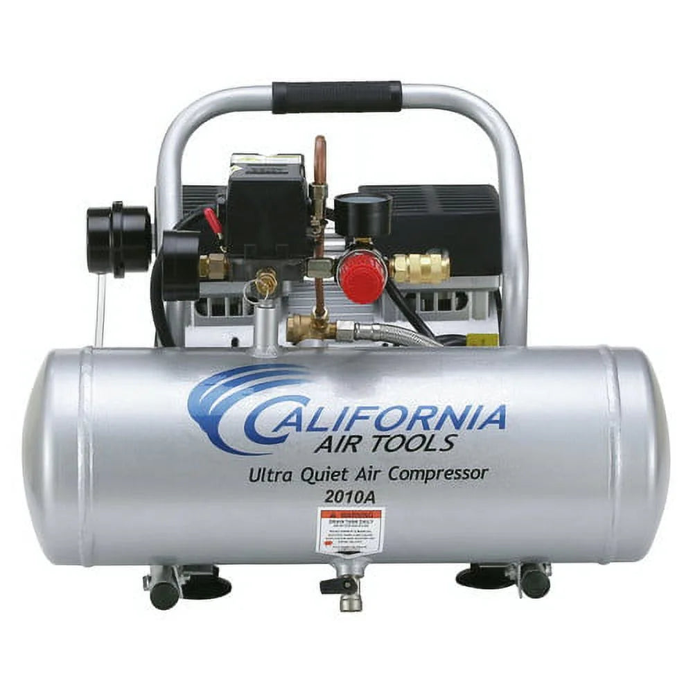 California Air Tools CAT-2010A Aluminum 1HP 110V 120 PSI 1-Stage Oil-Free Air Compressor 2 gal