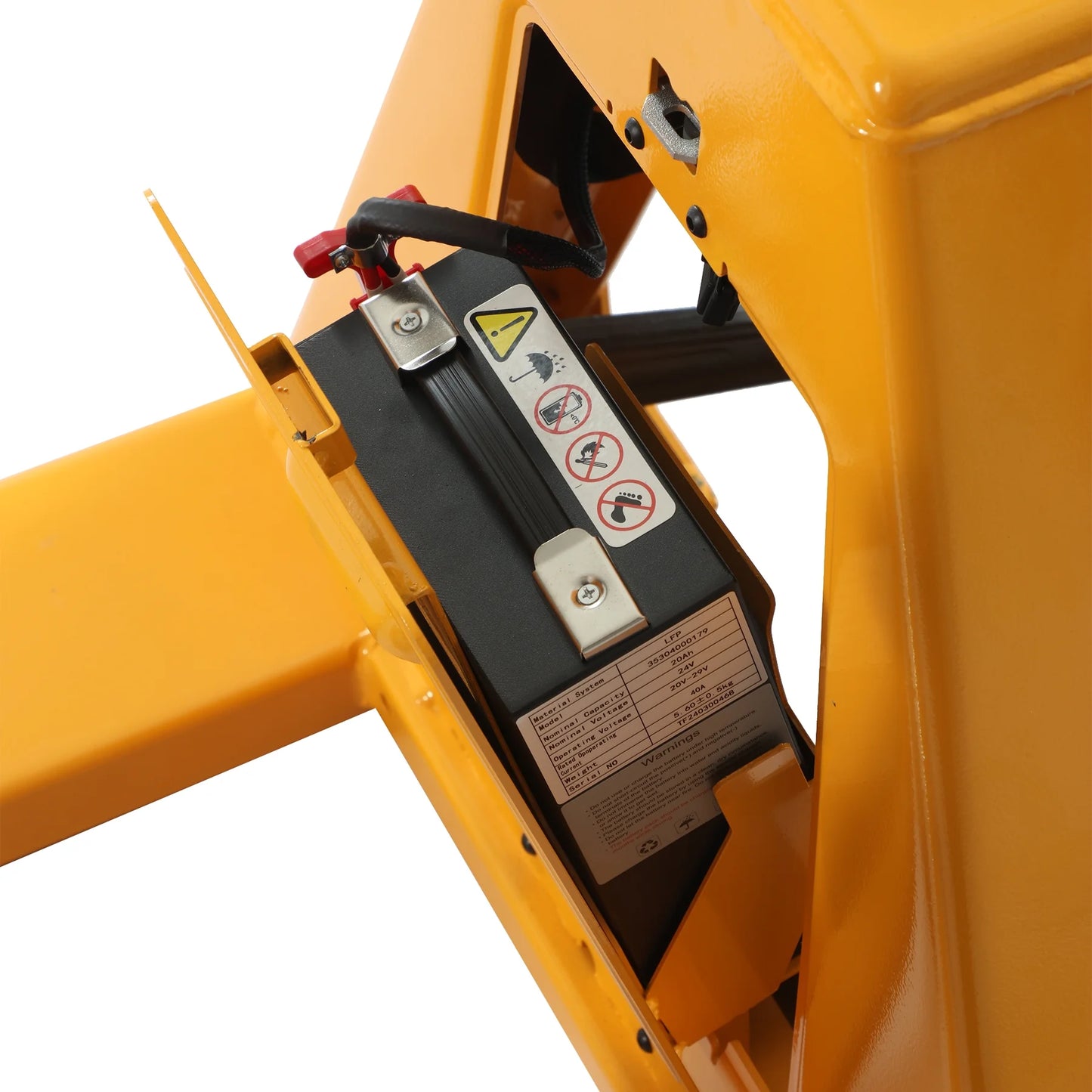 APOLLOLIFT 3300lb Li-ion Battery Powered Electric Pallet Jack 48"X27" Fork with Extra Lithium Battery