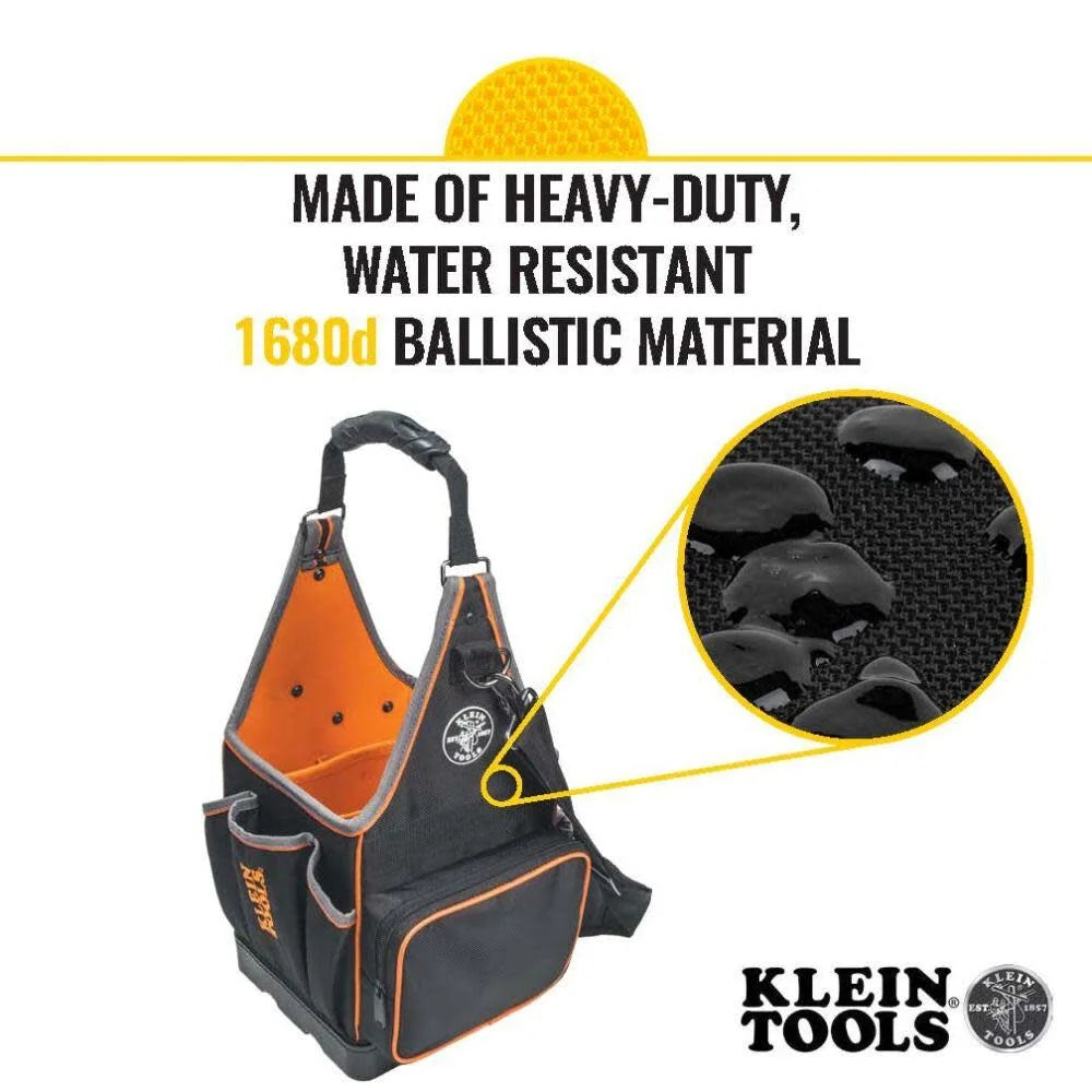 KLEIN TOOLS 8" LG Zipper Tool Tote 55415814