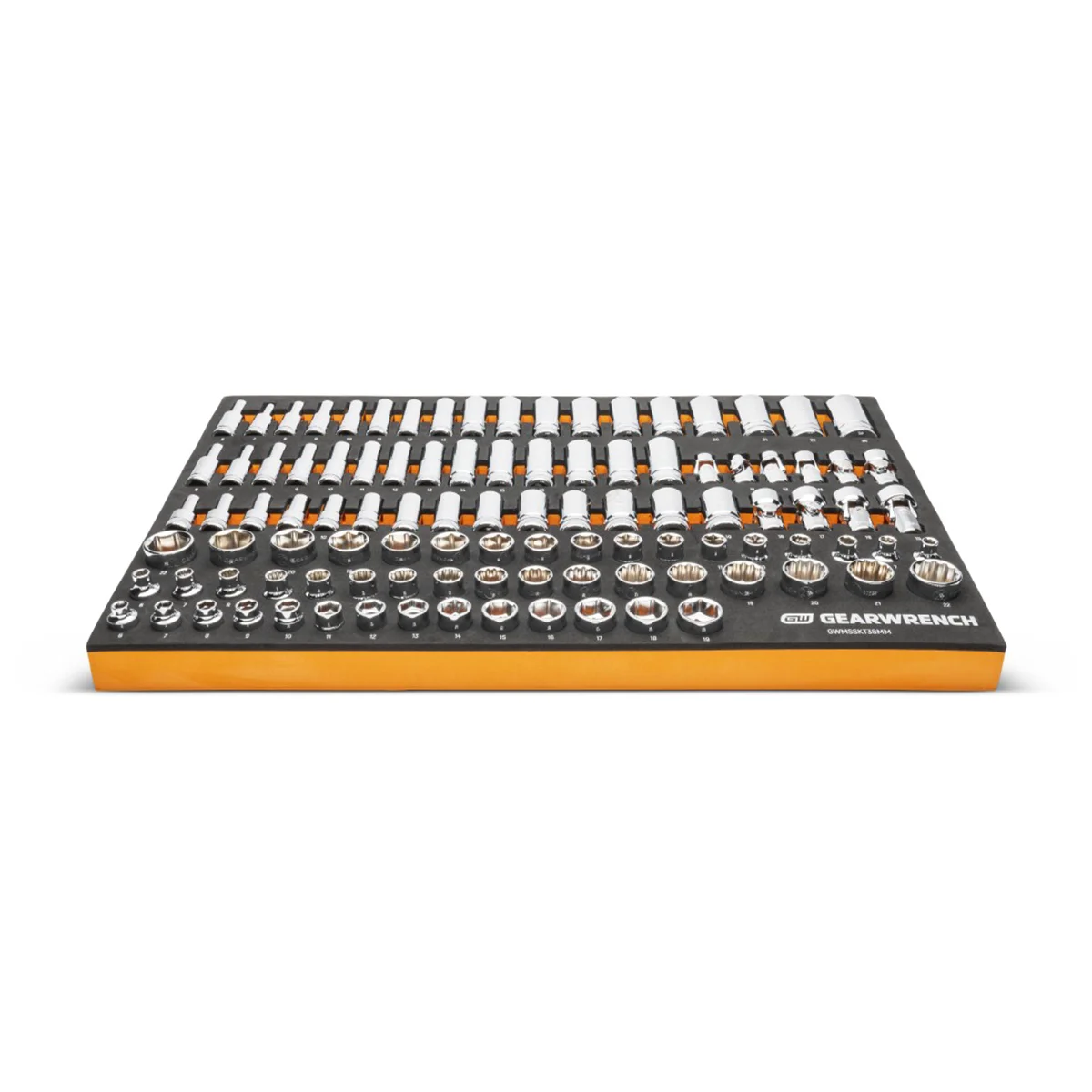 GearWrench MODSET 3/8" DRIVE SOCKETS MM, 104 PC