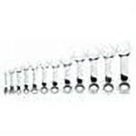Snap-on Industrial Brands MWS-12RCS Williams Combo Ratchet Wrench Set, Stubby