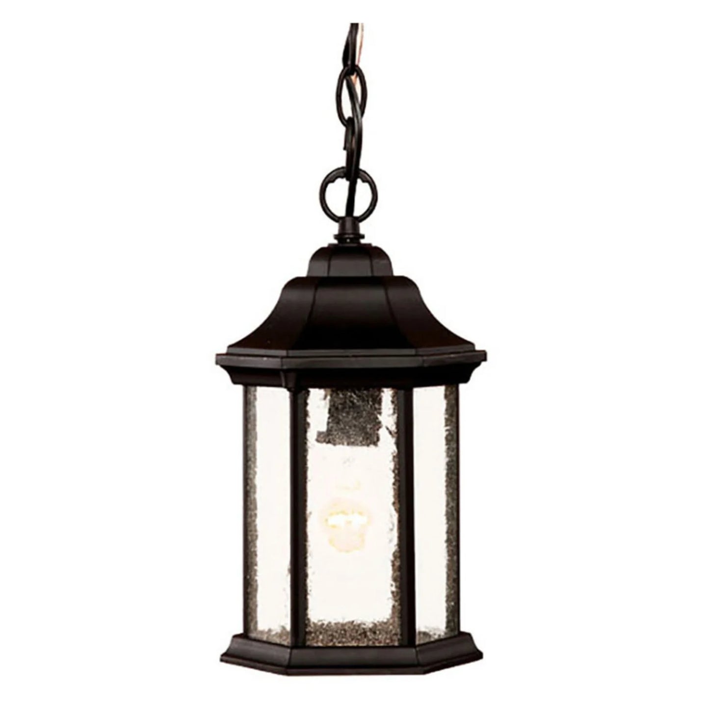 5185BK-Acclaim Lighting-Madison - One Light Outdoor Hanging Lantern - 6 Inches Wide by 12 Inches High