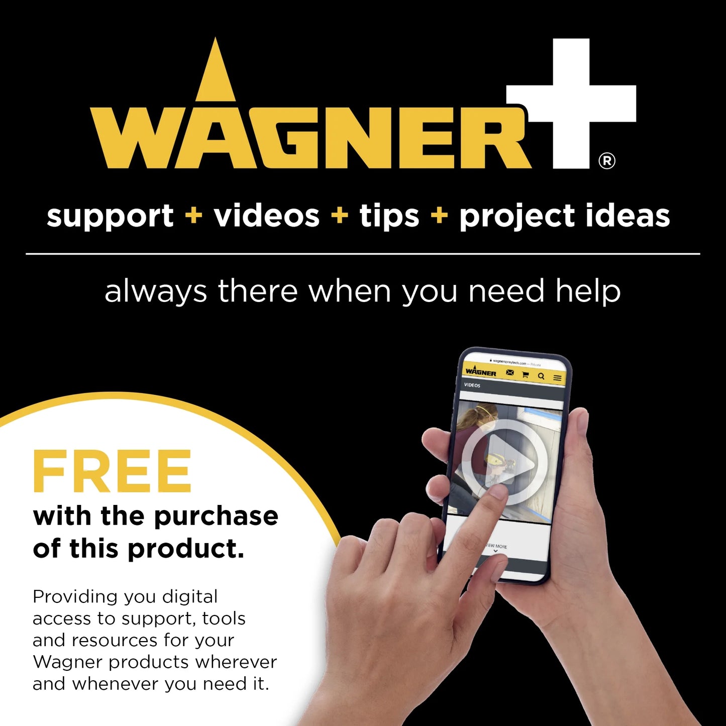 Wagner 0580678 Control Pro 130 Power Tank Paint Sprayer, High Efficiency Airless with Low Overspray