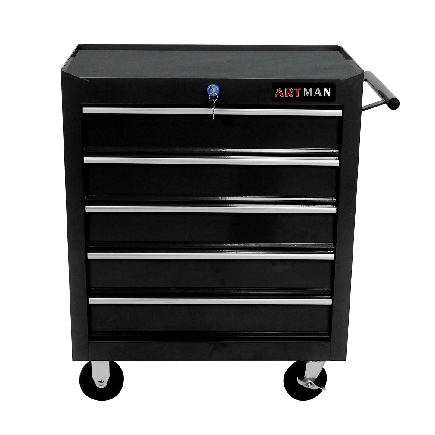 ARTMAN 5 Drawer Rolling Tool Chest, Tool Storage Cabinet with Wheels and Drawers for Garage Warehouse