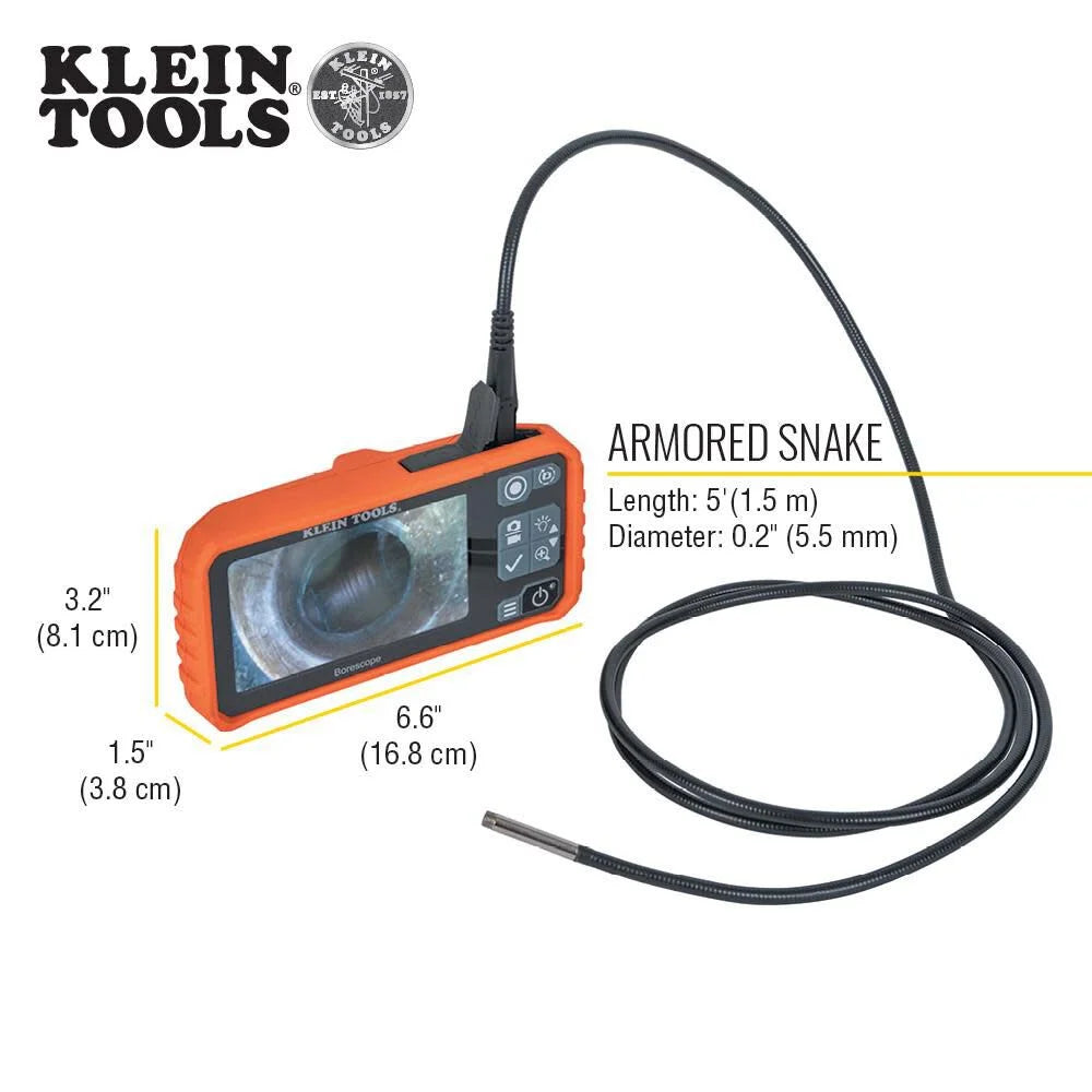 Klein Tools Plumbers Borescope