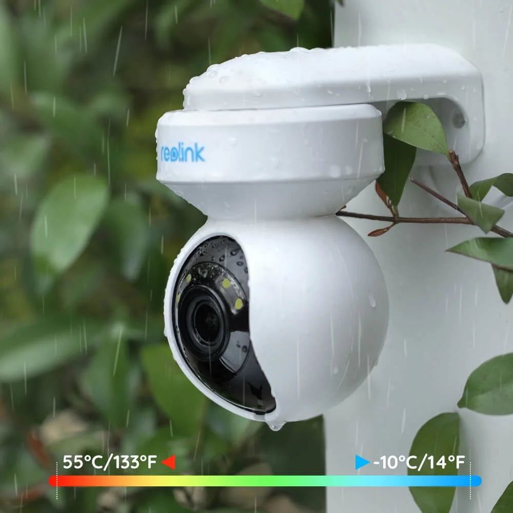 Reolink E1 Outdoor Series 4K 8MP Smart PTZ Wi-Fi 6 Camera Auto Tracking Color Night 3X Optical Zoom
