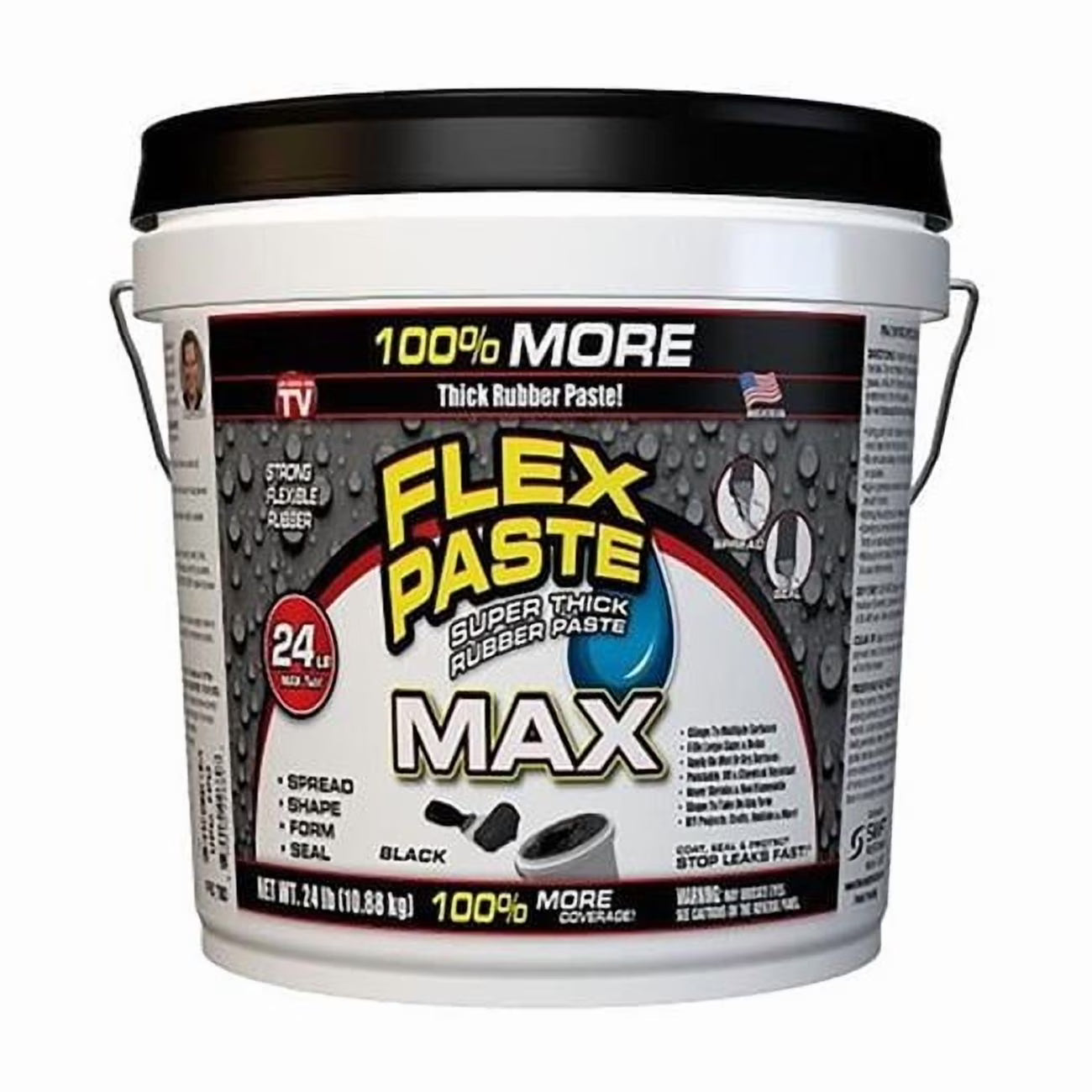 Swift Response 12 lbs Flex Paste Max As Seen on TV Joint Compound, Black