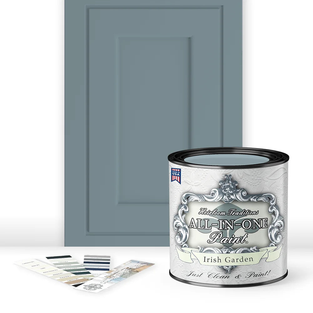 ALL-IN-ONE Paint, 2 Quart Cabinet Paint Bundle and Tool Kit - Cashmere (true white)