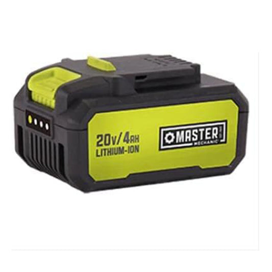 Master Mechanic 2 Pack 20V Lithium Ion Rechargeable Tool Charging Battery