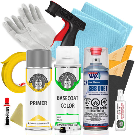 ERA Paints 183 - Blue Slate Metallic for TOYOTA Exact Match Spray Paint Spray - Premium Kit w/2K SprayMax Clearcoat