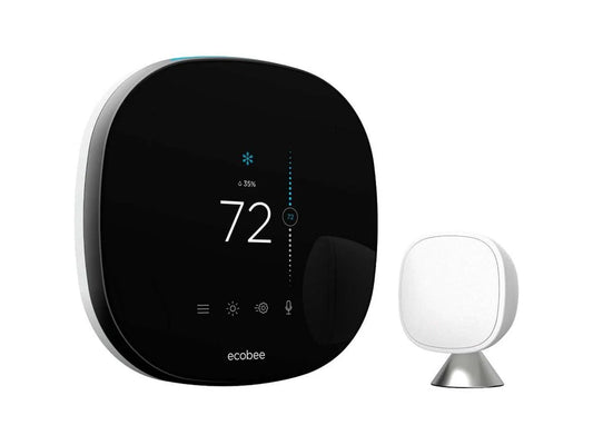 Ecobee Smart Thermostat with Voice Control Compatible with Google Assist, Alexa, and Homekit (EB-STATE5- 01)