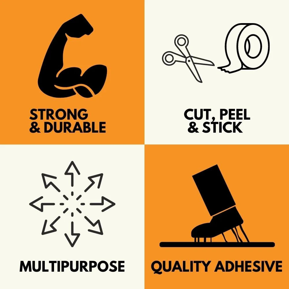 SSBM 96 Rolls - 4.3 Mil - General Purpose Masking Tape Water & Oil Resistant, Quality Adhesive, Mutipurpose, Ivory, 3/4" x 60 Yards