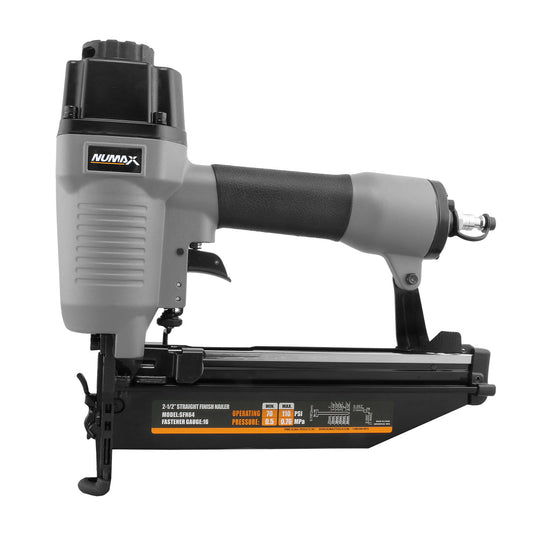 NuMax SFN64 Pneumatic 16-Gauge 2-1/2" Straight Finish Nailer