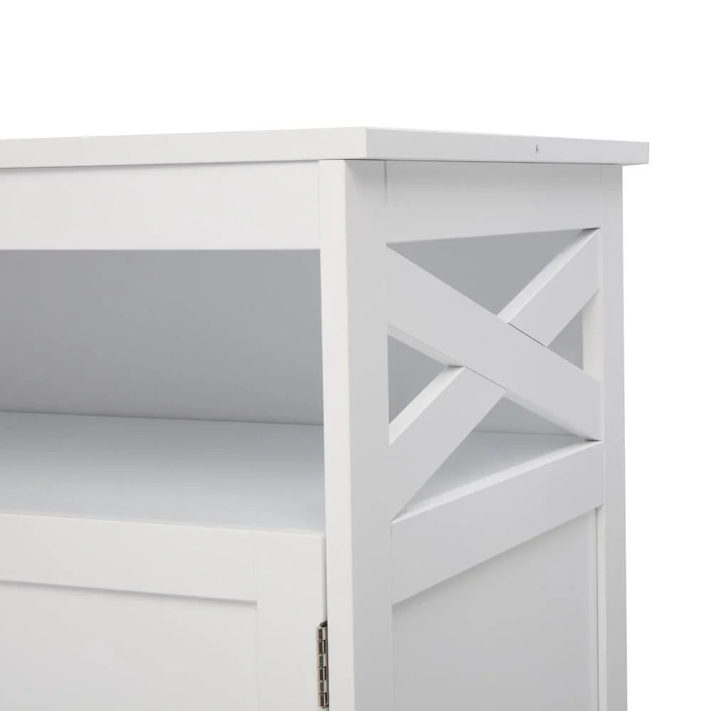 Ktaxon Kitchen Storage Sideboard Dining Buffet Server Cabinet Cupboard, Free Standing Storage Chest Cabinets and Shelf,White