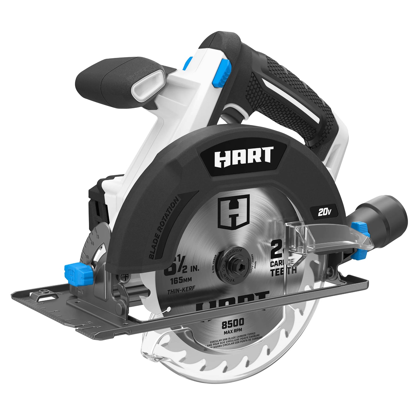 HART 20-Volt Nailing Kit w/HART 20V 18G Brad Nailer Kit, HART 20V 6-1/2" Circular Saw, & HART Impact Work Gloves