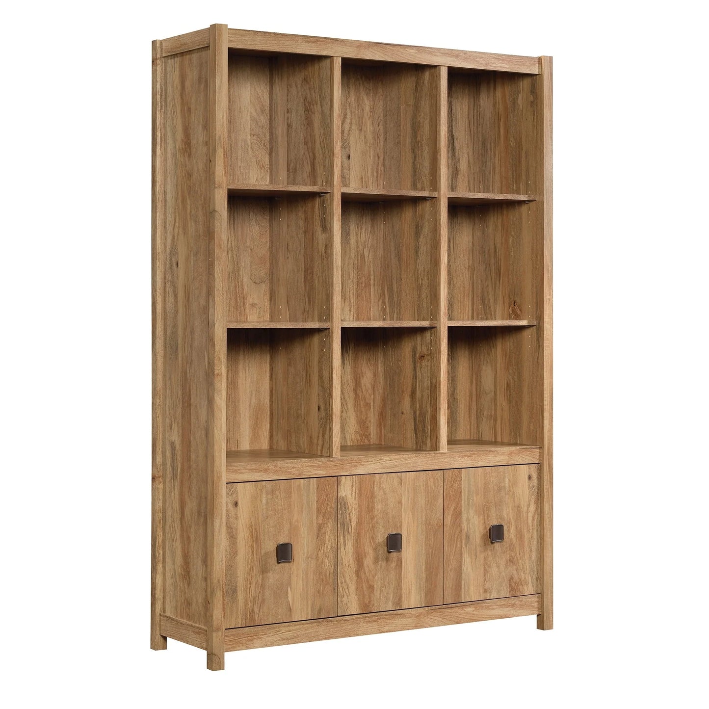 Sauder Cannery Bridge Bookcase Storage Wall Unit, Sindoori Mango Finish
