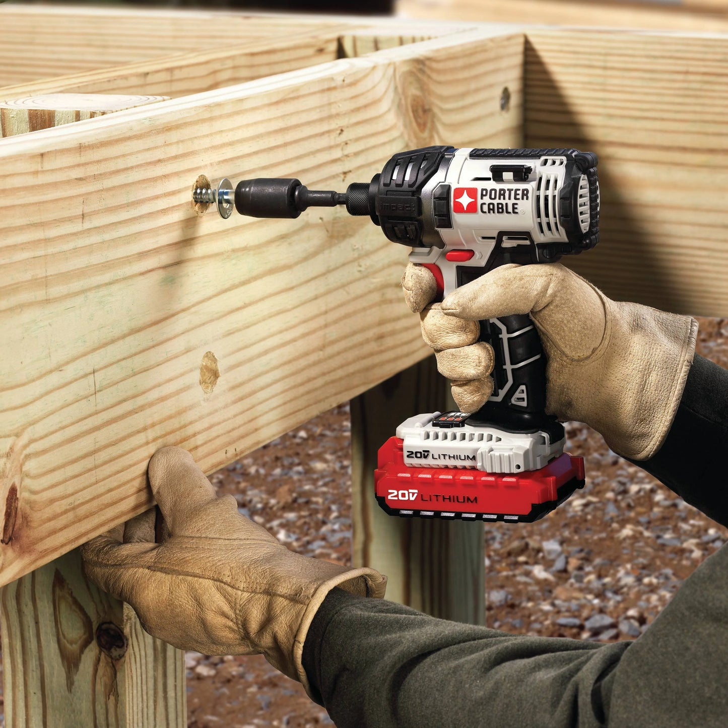 PORTER CABLE 20-Volt Max Lithium-Ion Cordless Drill & Impact Driver Combo Kit, PCCK602L2