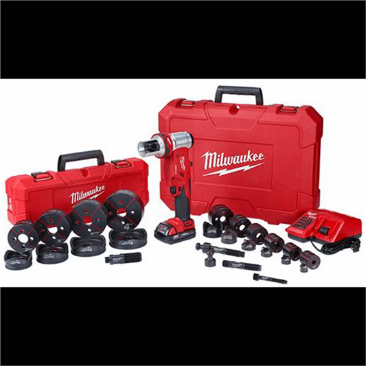 Milwaukee Tool M18 FORCE LOGIC 6T Knockout Tool 1/2" - 4" Kit