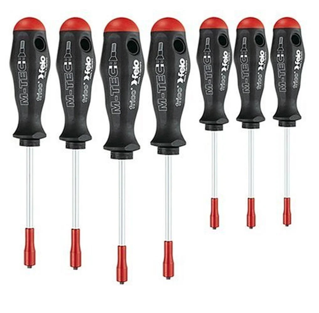 Felo 0715751699 Set of 7 M-Tec Slotted,Phillips,& Torx Screwdrivers,500 Series