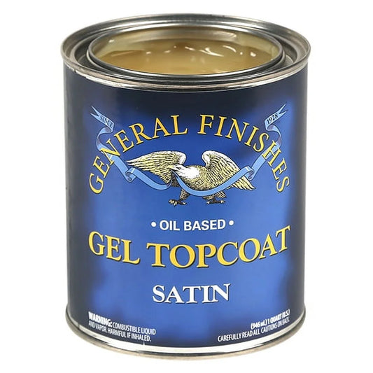 General Finishes Gel Topcoat Oil-Based, Satin, Gallon