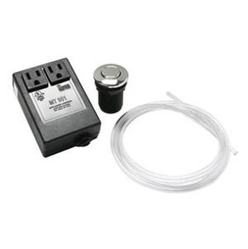 Mountain Plumbing MT951/BRS Round "Classic Touch" Waste Disposer Air Switch Brushed Stainless