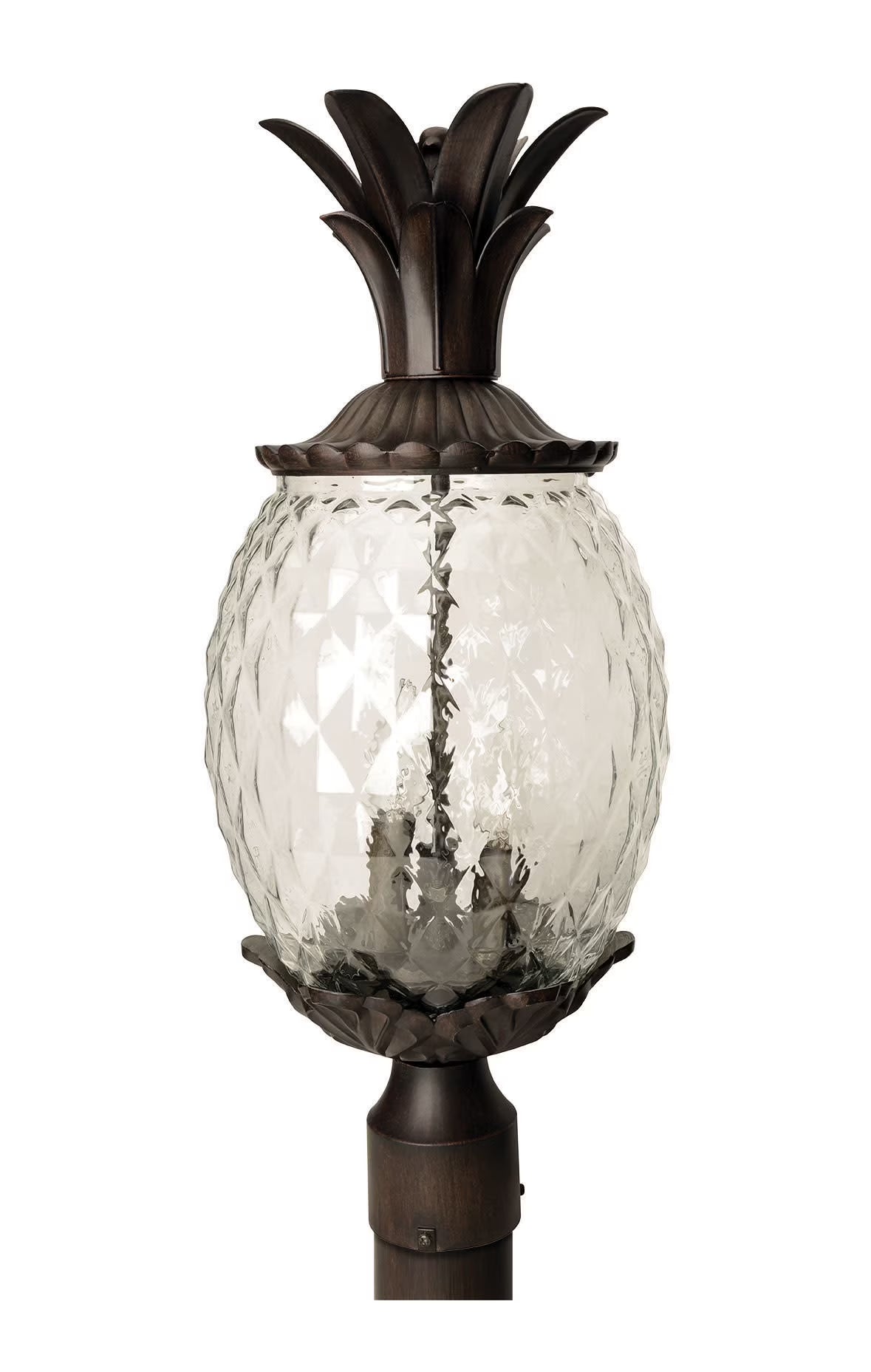 Acclaim 7517BK Lanai Collection 3-Light Post Mount Outdoor Light Fixture, Matte Black