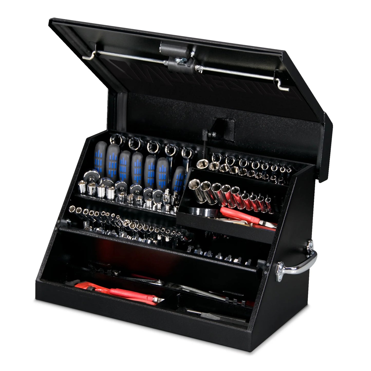 Montezuma 23" x 14" Triangle Toolbox (Steel, Black)