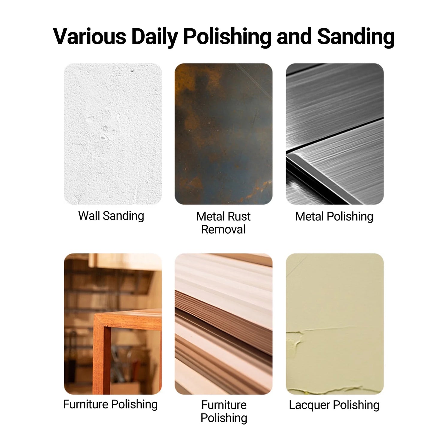 Sanding machine,Orbital Sander 5pcs Sandpapers And With 6 Variable 300w 13000rpm Orbital Sandpapers And And Speeds Palm Sander Variable Speeds Palm Sander With 6 Variable Speeds Plug