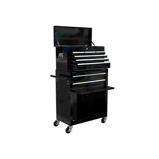 Rolling Tool Chest with Wheels and Drawers, 8-Drawer Tool Storage Cabinet