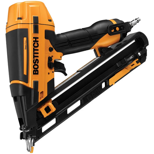 Bostitch Smart Point Pneumatic 15 Ga. Finish Nailer Kit