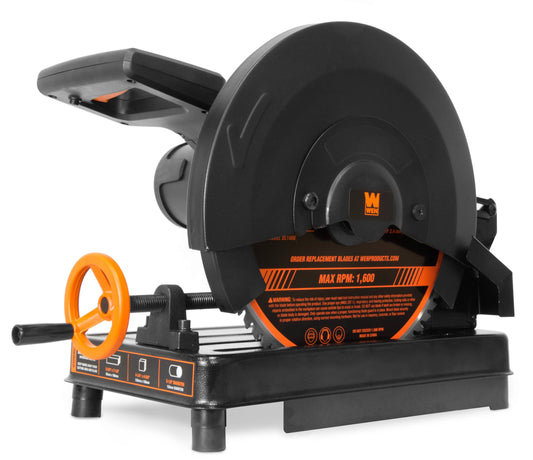 WEN Products 15-Amp 14-Inch Multi-Material Cut-Off Chop Saw with Carbide-Tipped Metal-Cutting Saw Blade
