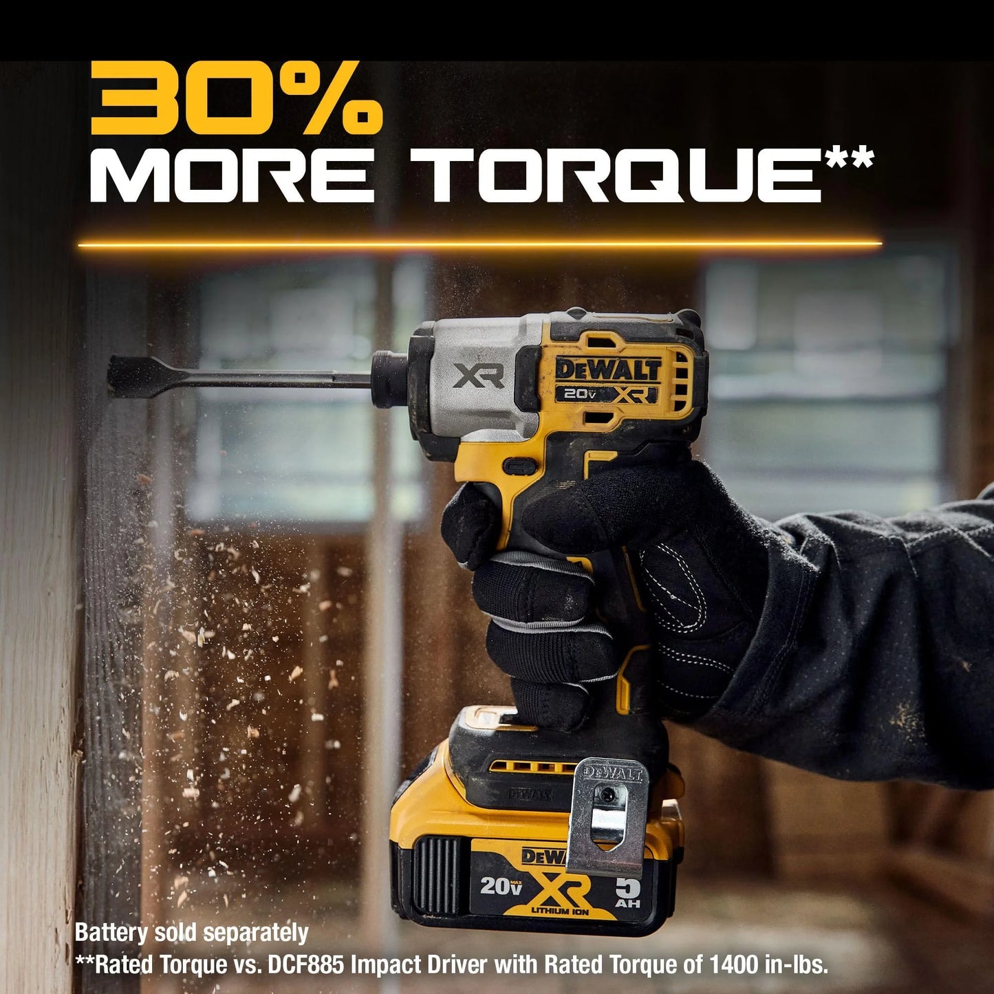DEWALT 20V MAX XR Impact Driver, Brushless, 1/4", 3-Speed, Bare Tool Only (DCF845B) C21