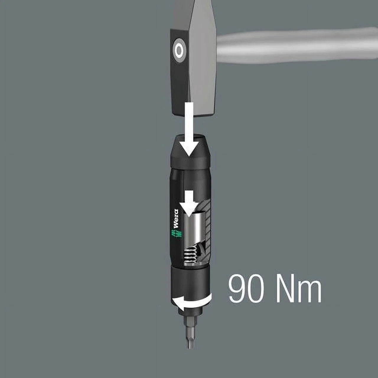 Wera Impact Driver Set (17-Piece) - 90 Nm Manual Screwdriver Kit with Hex & TORX Bits in Textile Box