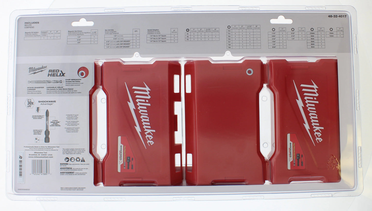 SHOCKWAVE 56-PC IMP DUTY DRILL DRIVE BIT SET