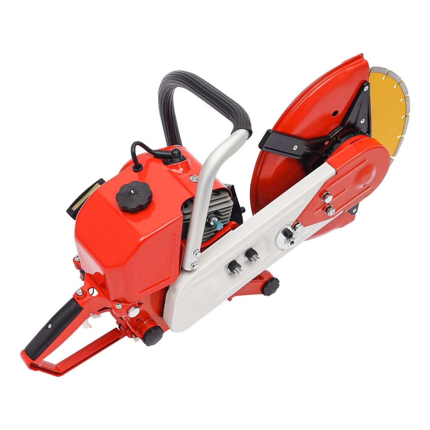 2 Stroke 78.5CC Gas Power Cement Concrete Cut off Saw Cutting Tool W/Blade Red