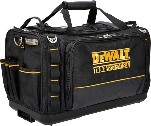 DEWALT Tool Bag 50 Pockets Waterproof Base Vertical Storage, Black
