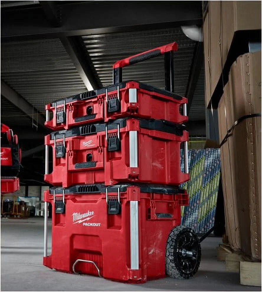 Milwaukee - PACKOUT 22 in. Large Portable Tool Box Fits Modular Storage System