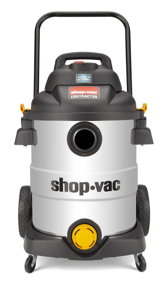 Shop-Vac 12 Gallon 6.5 Peak HP Wet Dry Contractor Series Stainless Steel Vacuum, Model 9627706