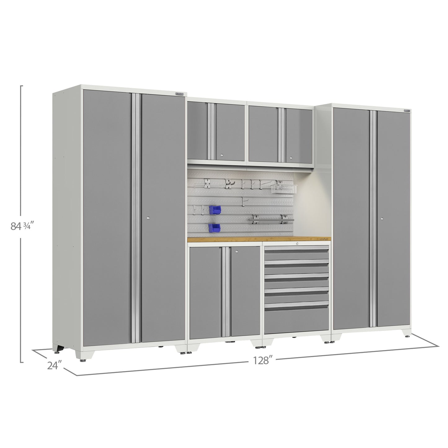NewAge Products Pro 3.0 Series Storage Cabinet 7-piece Set