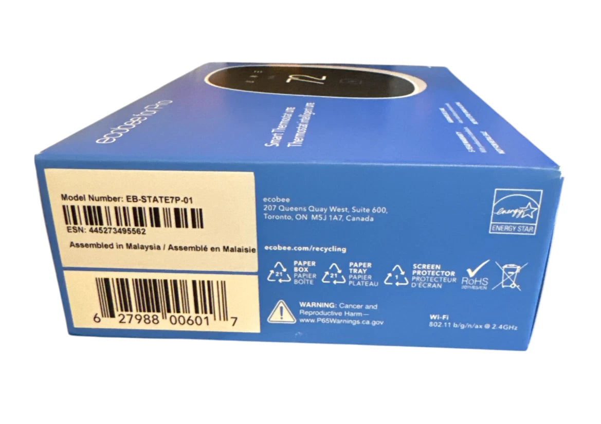 Ecobee for Pro Smart Thermostat Lite EB-STATE7P-01