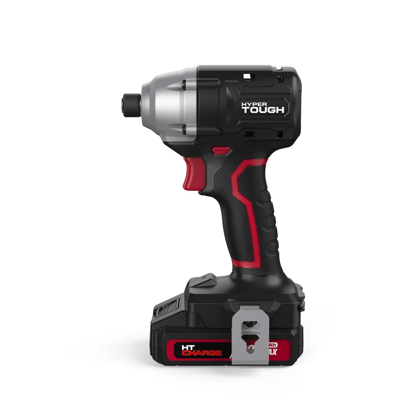 Hyper Tough 20V Max 3/8" cordless Drill/1/4" cordless Impact Driver Combo with (2) - 1.5Ah batteries and chargers