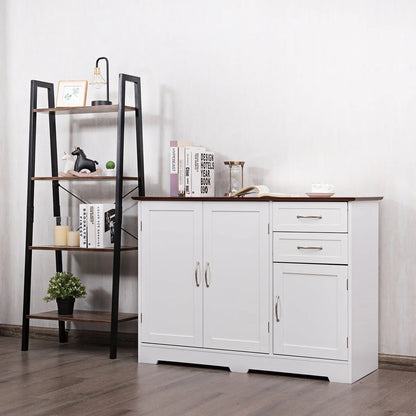 Gymax Buffet Storage Cabinet Console Table Kitchen Sideboardd Home Furni W/2 Drawers